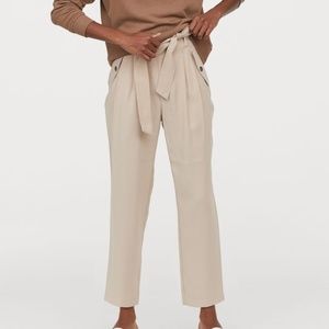 H&M NWT Pants with Tie Belt Size US 4